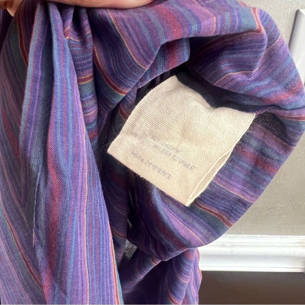 Doen Joan Dress Purple Isla Stripe - Picture 8 of 10
